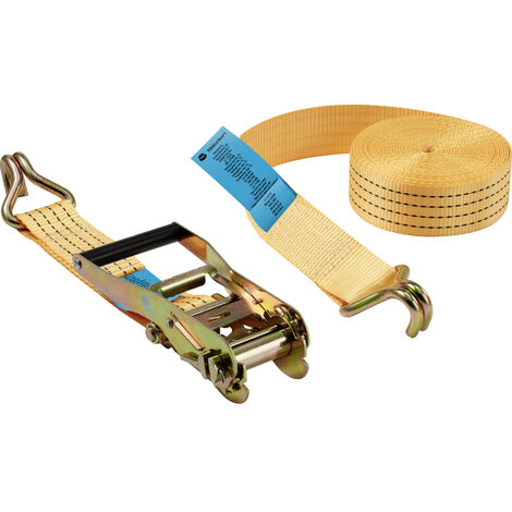 TOOLCRAFT Zweiteiliger Spanngurt Zugkraft LC Niederzurren (einzeln/direkt)=2000 daN (L x B) 8000 mm