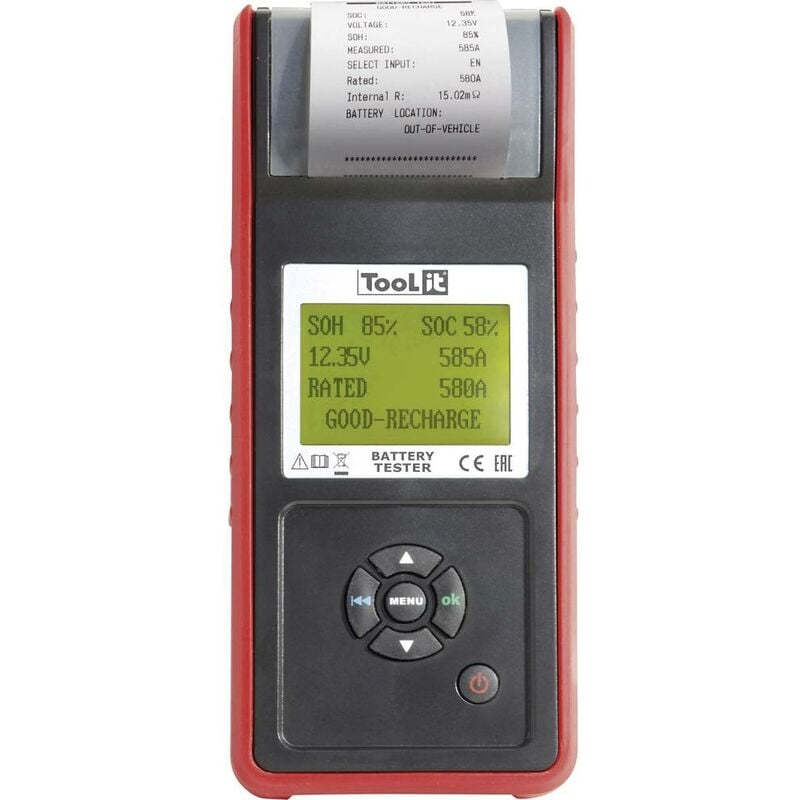 Image of PBT600 - start/stop Tester batteria per auto, Monitoraggio batteria 120 cm - Toolit