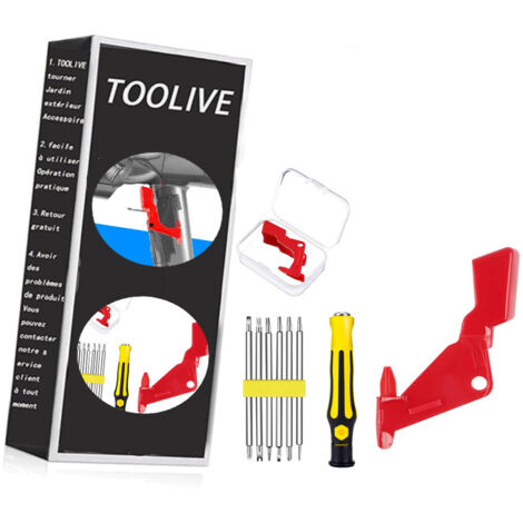 Toolive – Interrupteur de rechange pour aspirateur Dyson V10/V11 – Bouton de puissance – Installation facile avec tournevis inclus – PC pur haute qualité