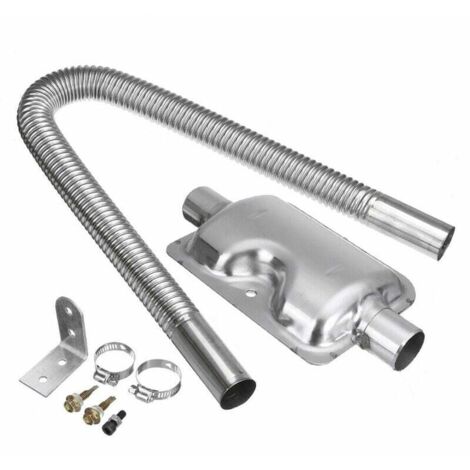 Toolive – Kit de chauffage diesel pour air de stationnement – Tuyau d'échappement 600mm – Silencieux 24mm – Acier inoxydable durable