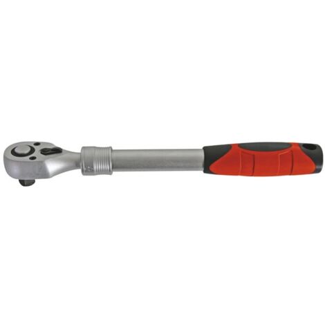 Toolland 1/2" ausziehbarer Ratschenschraubendreher mit feinzahnigem 72T-Mechanismus, das perfekte Werkzeug für jede Arbeit, zu Hause oder in der Werkstatt.