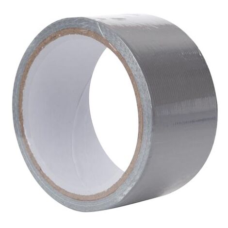 Toolland Cinta adhesiva, autoadhesivo, para uso interior y exterior, gris, 48 mm x 10 m