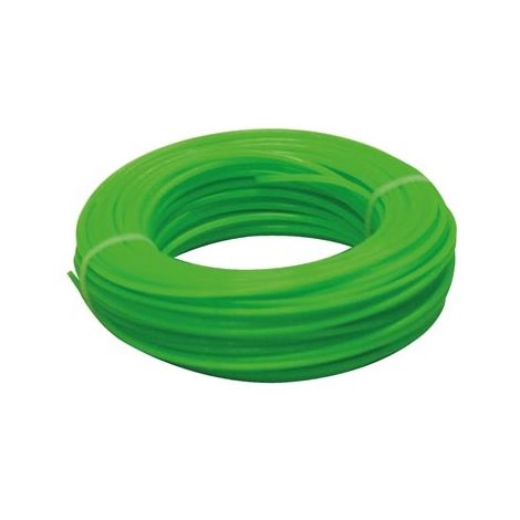 Toolland Fil pour coupe-bordure, nylon, vert, 1.6 mm, 50 m