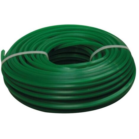 Toolland Fil pour coupe-bordure, nylon, vert, 3.2 mm, 100 m