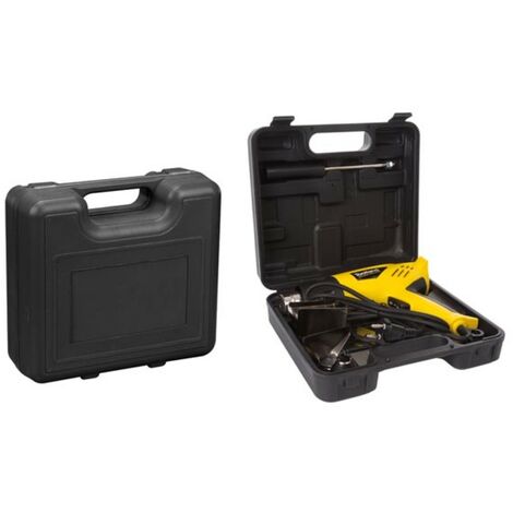 Toolland Pistolet thermique, 2000 W, 350-550 °C, 250-550 L/min, avec accessoires, jaune