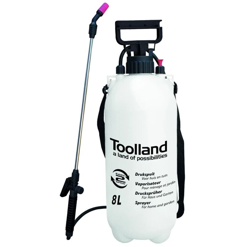 

Pulverizador de presión 8 L - Multicolor - Toolland