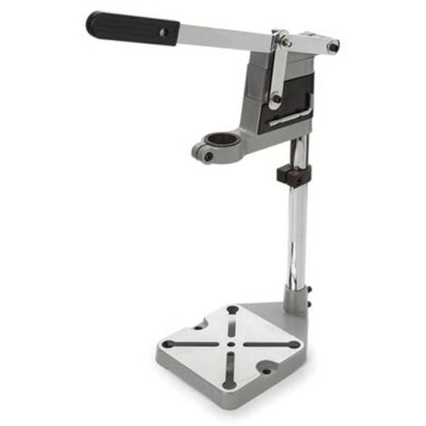 Toolland Support universel, pour perceuse, hauteur de colonne 400 mm, profondeur de perçage réglable, en fonte