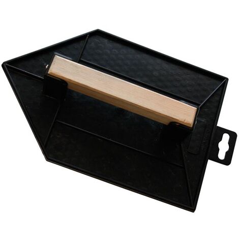 Toolland Tabla de lijado, plástico, mango de madera, con punta, 270 x 170 mm