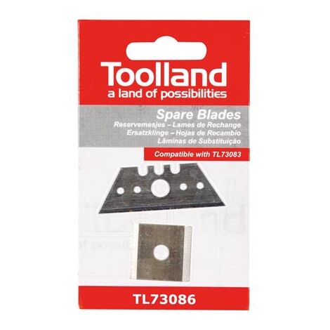 Toolland TL73086 cuchilla para cepilladora 2 pieza(s)