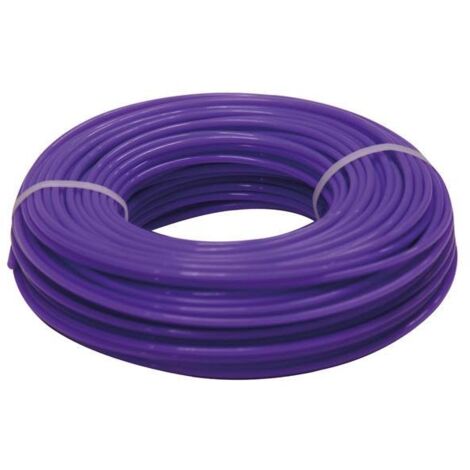 Toolland Trimmerfaden, Nylon, Violett, 3 mm, 100 m