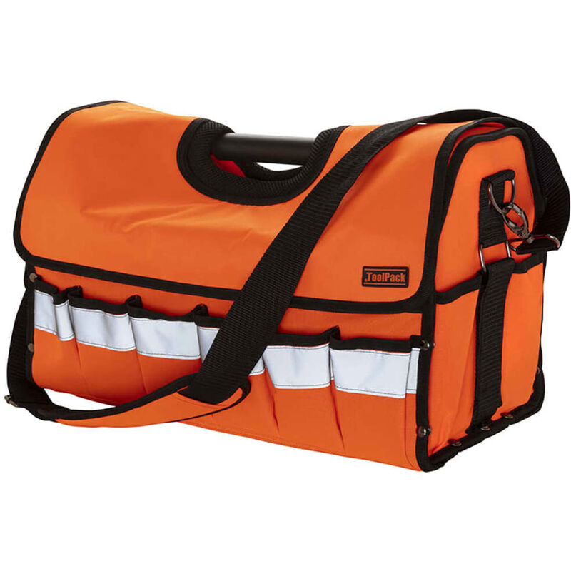 

Bolso de herramientas alta visibilidad Timber naranja y negro - Naranja - Toolpack