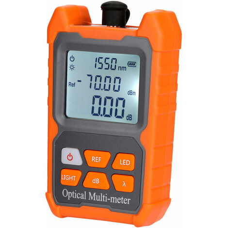 Tools Other Measuring & Tracing Tool Mini Portable 8 Wavelength Fiber Optic Power Meter with LED Light Network Cable Tester FT Fiber Optic Cable Tester