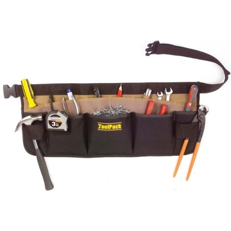 TOOLVIZION ToolPack Werkzeuggürtel Hobby, 13 Fächer, inkl. Gürtel