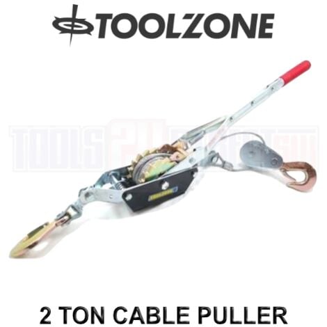 Toolzone 2 Ton Hand Winch Cable Puller Turfer Boat Trailer / Car / Auto Lifting Tool TD025