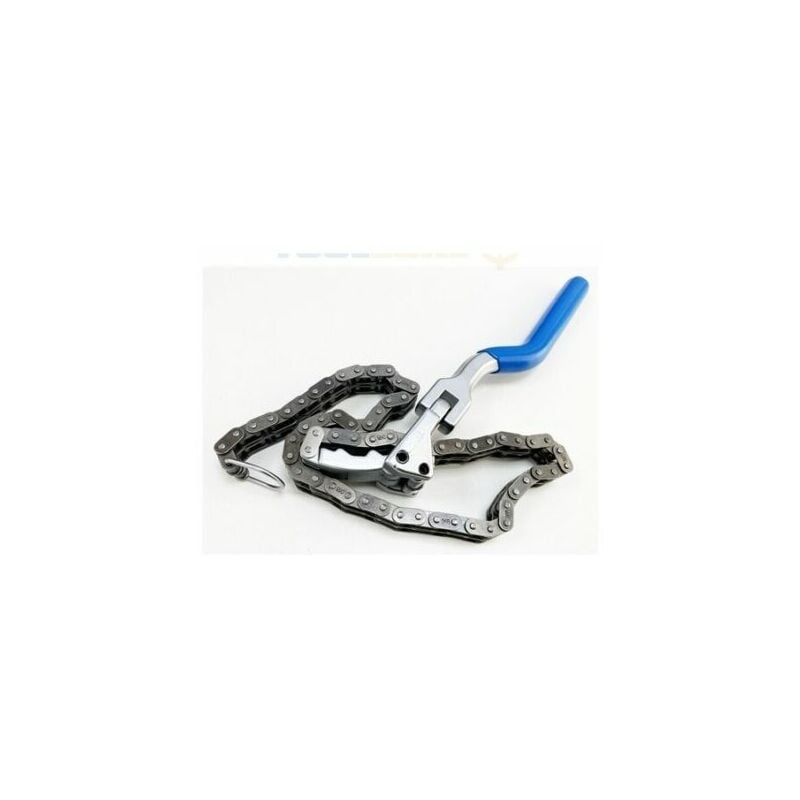 Toolzone - Oil Filter Chain Wrench 60-195mm 180 Degrees Swivel Handle hgv Truck