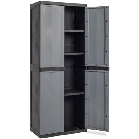 Toomax armoire Trend Midi en re'sine avec e'tage'res re'glables cm.65x37x165h cadenassable