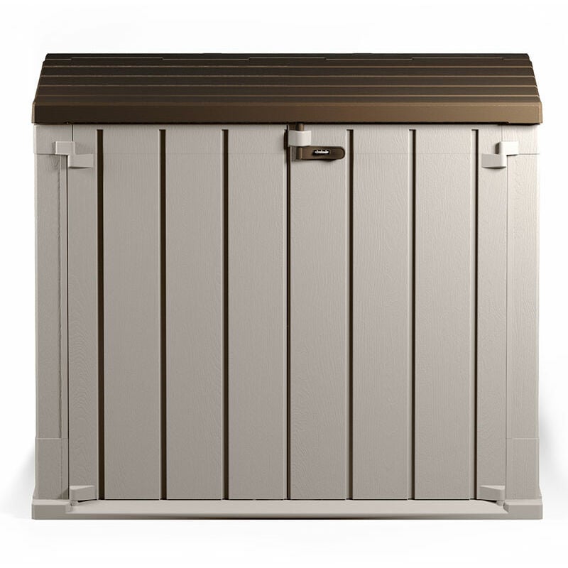 Extra Large 842L Plastic Outdoor Waterproof Shed-Garden Storage - Toomax