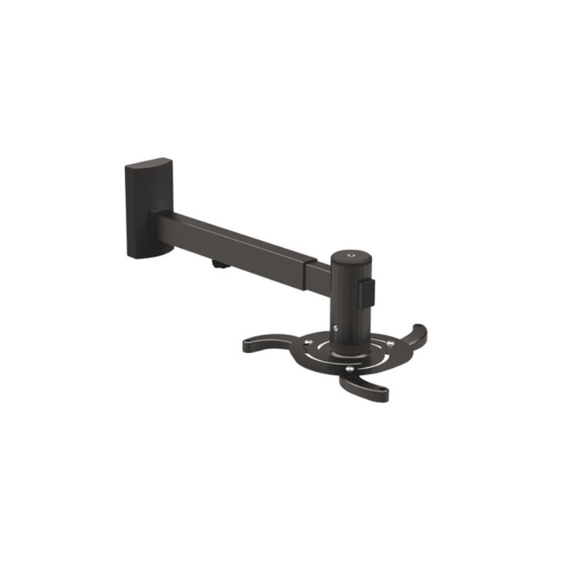 

soporte de pared para proyector pj4015wtn–b - giratorio, inclinable - negro - Tooq