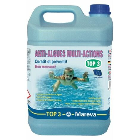 Top 3 Anti-algues multi-actions MAREVA - 5 L - 150039U
