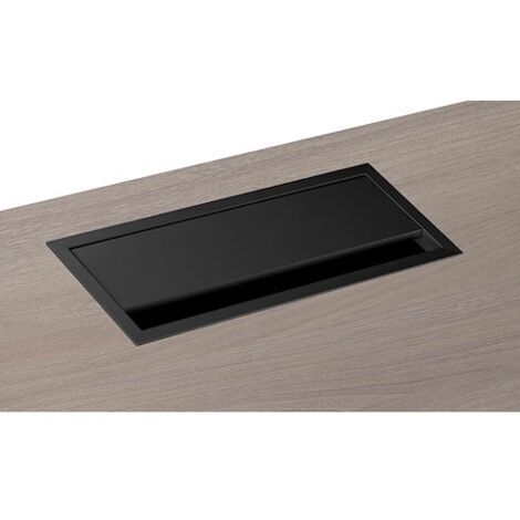 Top access arch métal 24 x 10 cm – Accès câbles facile – Prédécoupé pour installation rapide – Couleur noire