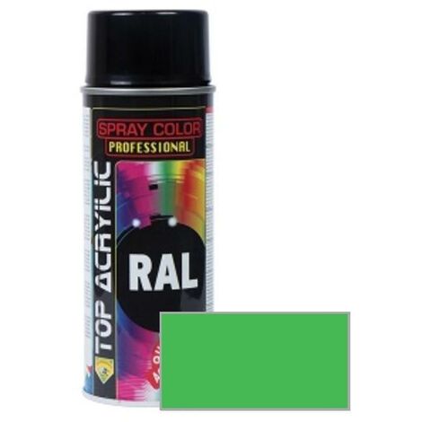 TOP ACRYLIC spray acrilic v/amarillen ral-6018 400ml , 0UNIDADES