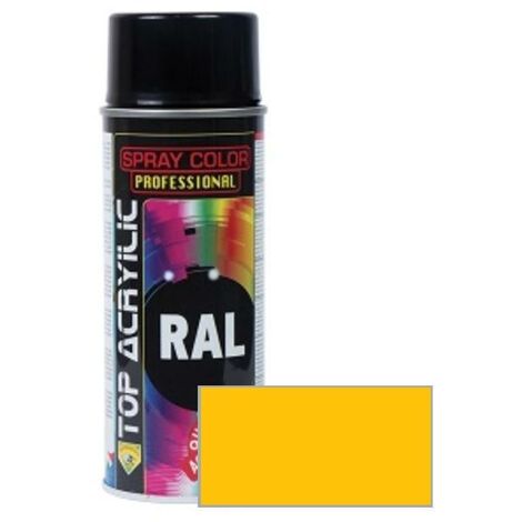 TOP ACRYLIC spray acrilico amarillo trafic ral-1023 400ml , 0UNIDADES