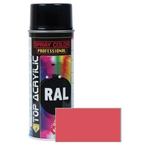 TOP ACRYLIC spray acrilico roj/rosado ral-3017 400ml , 0UNIDADES