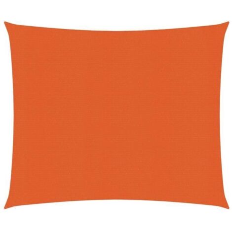 TOP Anti-UV Voile d'ombrage 160 g-m² Orange 3x3 m