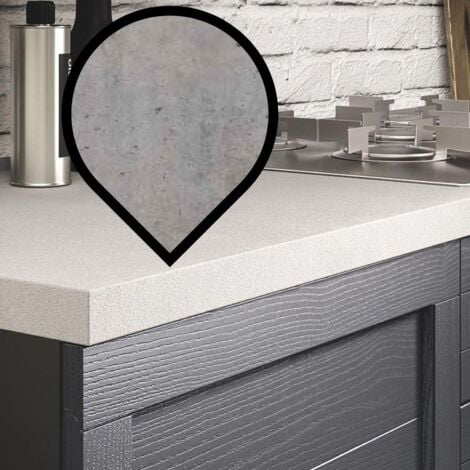 Top cucina 180x60 spessore 38 cemento F186ST9