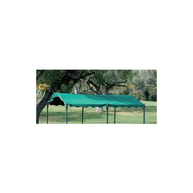 I Giardini Del Re - Couverture supe'rieure de remplacement pour gazebo Carport YF-3145R 3x4 m en polyester vert