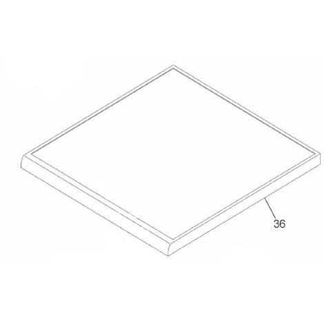 TOP DESSUS BLANC pour LAVE VAISSELLE CANDY - 41900045