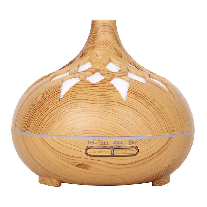 Top Diffuseur d'huiles essentielles, Humidificateur d'air, Veilleuse - 7 led Arrêt Automatique Brume fraiche d'arome – décoration maison/salon