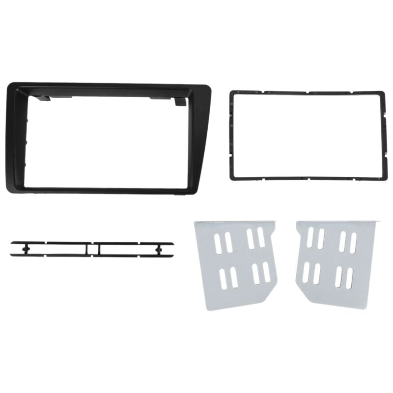 Image of Top Doppel 2 Din Auto Radio Blende für 2001-2005 lhd Dash Mount dvd Rahmen Stereo Adapter