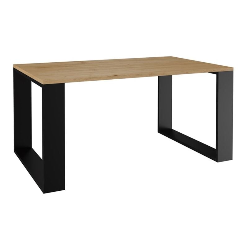 Table basse moderne artisan noire moderne