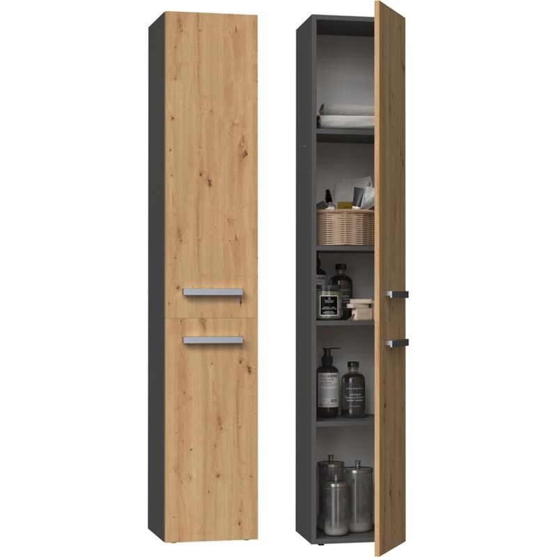 Poteau de salle de bain Nel II ANTHRACITE ARTISAN