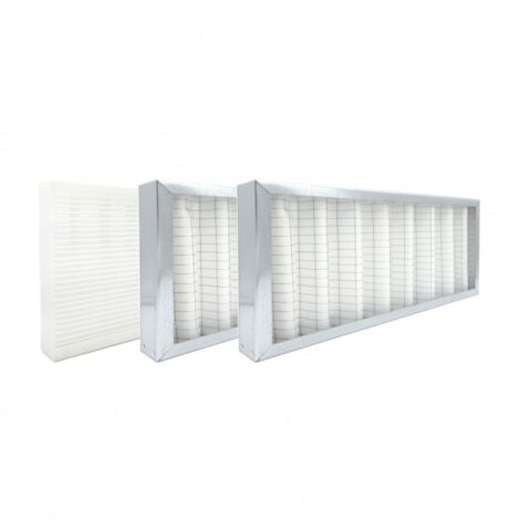 Top Filter – Filtres VMC double flux Aldes T.ZEN 4000 – Lot de 2 filtres G4 – Dimensions 460 x 228 x 48 mm – Norme ISO16890