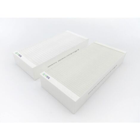 Top Filter – Lot de 2 filtres G4/M5 pour VMC UNELVENT Domeo 210 et EQUATION ATACAMA – Dimensions 275x125x48mm – Filtre plissé synthétique