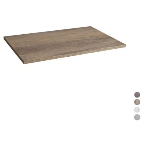 TOP IN LEGNO PER BASE MOD. UNIKA cm 100x46x1,8 Olmo Scuro