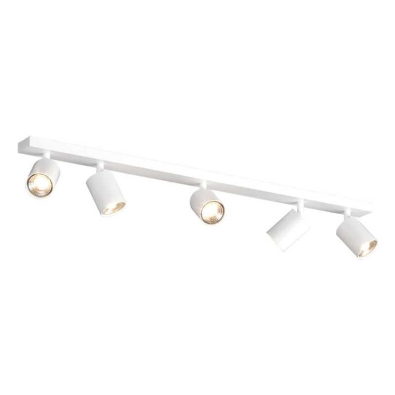 Top light track kora 1208 5 bi gu10 led plafonnier mural moderne avec spots orientables