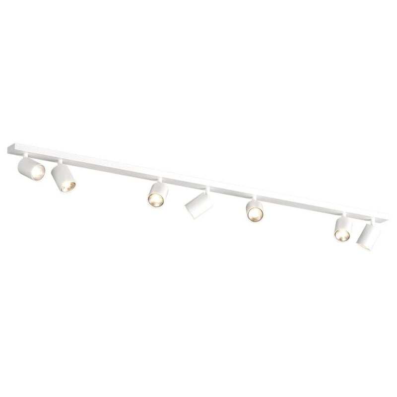 Top light track kora 1208 7 bi gu10 led plafonnier mural moderne avec spots orientables