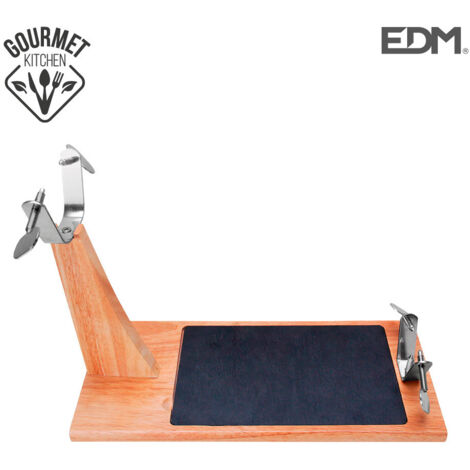 Top Line Schinkenhalter aus Gummiholz mit Keramikbasis EDM