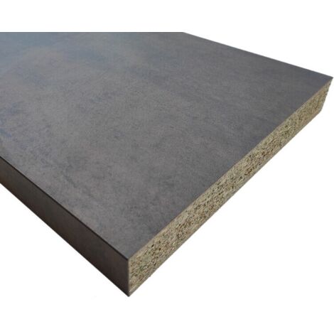 Top per cucina piano cottura in laminato stratificato hpl sp mm 38 x 2050 x 600 colore: nero vulcano
