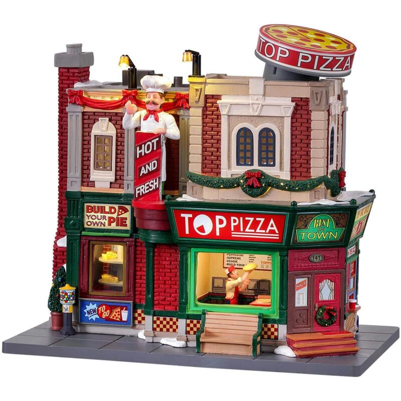 Lemax Top Pizza Mit 4, 5v-adapter Art.-nr. 25860