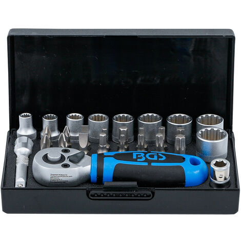 Top promo coffret de 28 pieces douilles 6,3 mm (1/4)