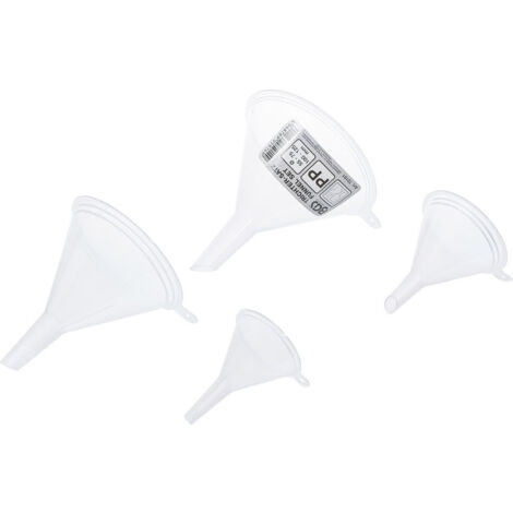 Top promo jeu d entonnoirs Ø 55 - 125 mm - 4 pieces en plastique alimentaire