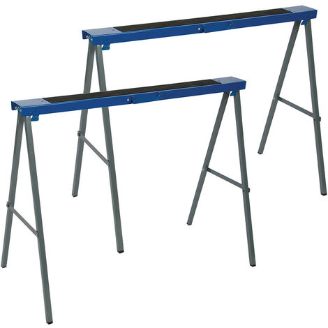 Top promo jeu de 2 treteaux metalliques charge unitaire 125 kg