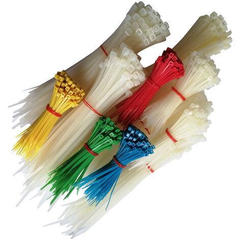 Top promo lot de 1000 colliers rilsan attache fils / serre cables