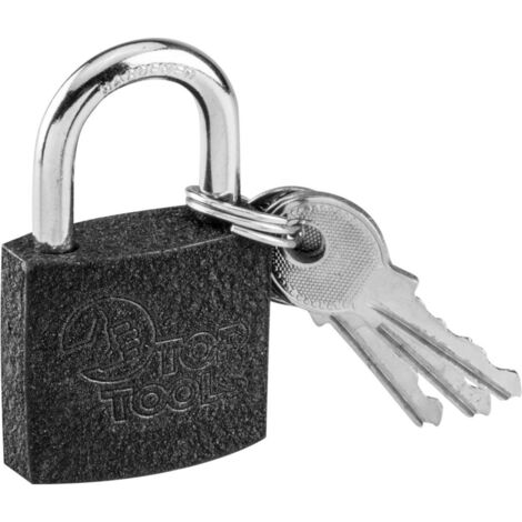 Top Tools Vorhängeschloss mit 3 Schlüsseln 30 mm