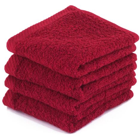 Top Towel - Pack 4 Asciugamani da bidet - Asciugamani da bagno - Asciugamani per il viso - Asciugamani da 30 x 50 cm