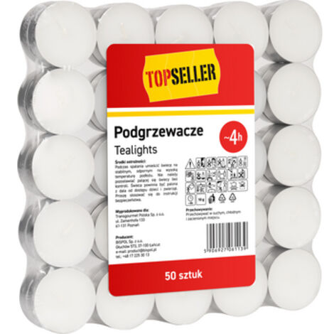 TOP VENDEUR Podgrzewacze 50szt 4h